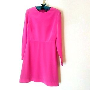 Tibi pink 100% silk dress